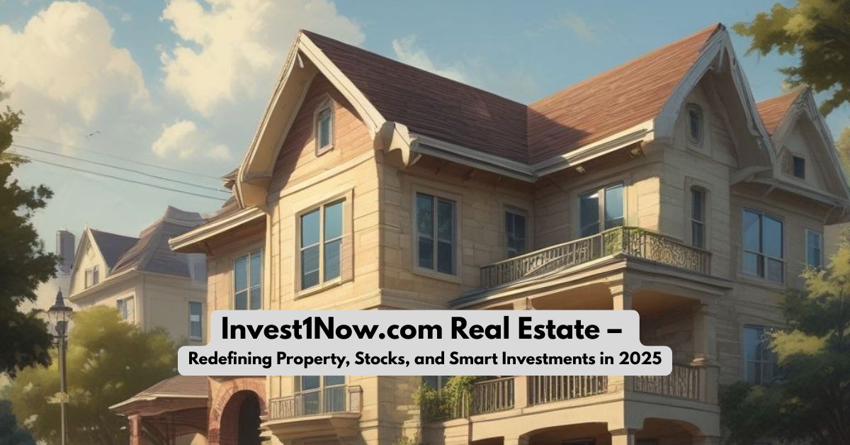 Invest1Now.com Real Estate – Redefining Property, Stocks, and Smart Investments in 2025