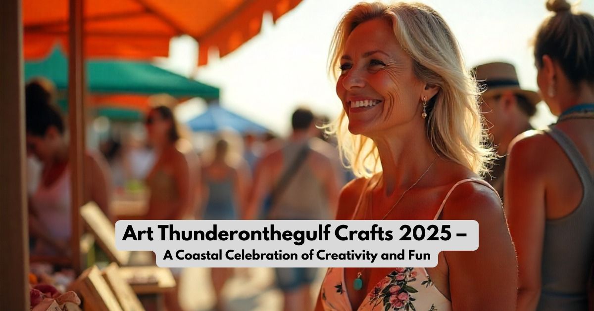 Art Thunderonthegulf Crafts 2025: Where Coastal Creativity Comes Alive
