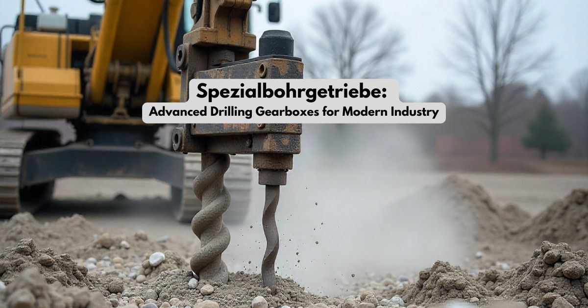 Spezialbohrgetriebe: Revolutionizing Precision Drilling Across Modern Industries